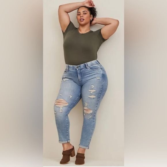 torrid Jeans Torrid Nwt Bombshell Straight Premium Stretch High
